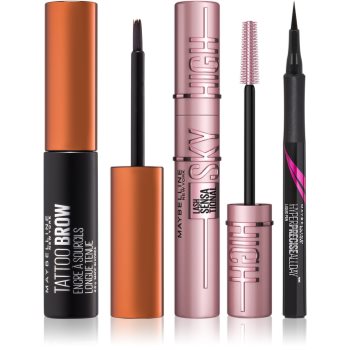 MAYBELLINE NEW YORK Make-Up Set set la un preț mai avantajos pentru ochi și sprâncene Medium Brown - imagine 2